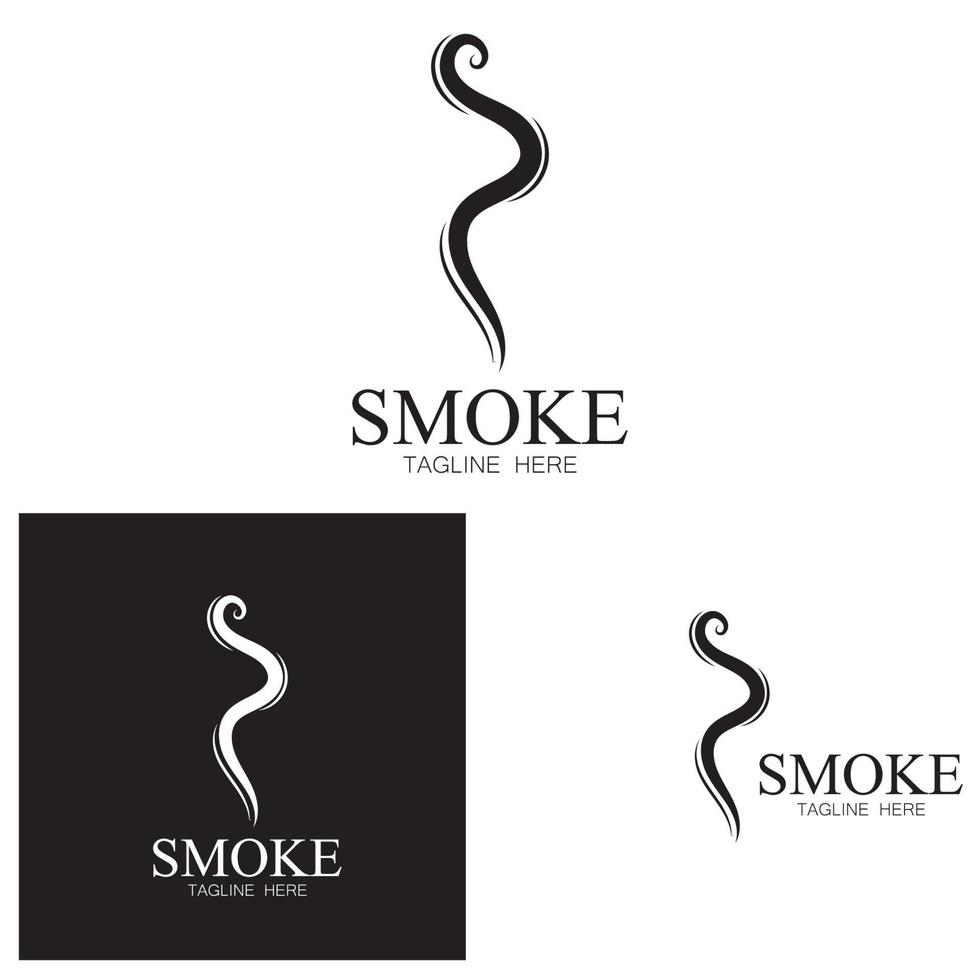 rook stoom pictogram logo afbeelding geïsoleerd op een witte achtergrond aroma verdampen pictogrammen. geuren vector lijn icoon heet aroma stinken of koken stoom symbolen ruiken of damp