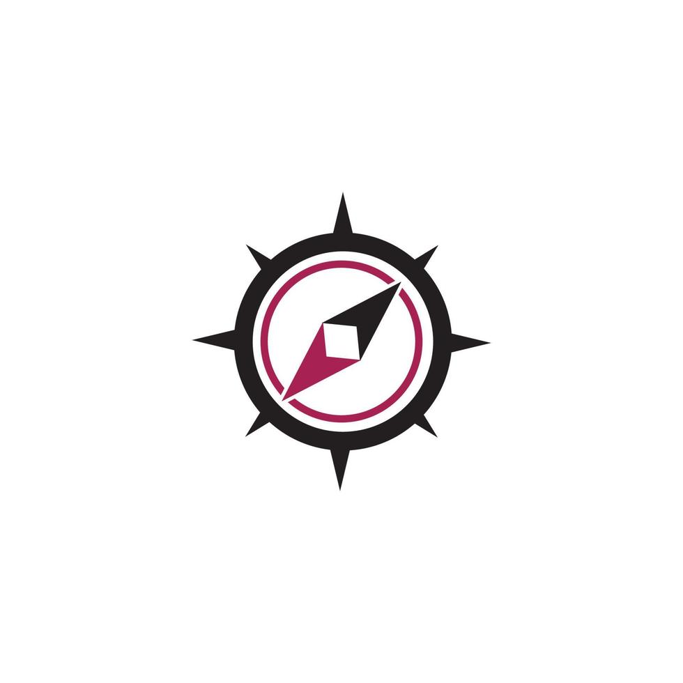 kompas logo sjabloon vector pictogram illustratie ontwerp