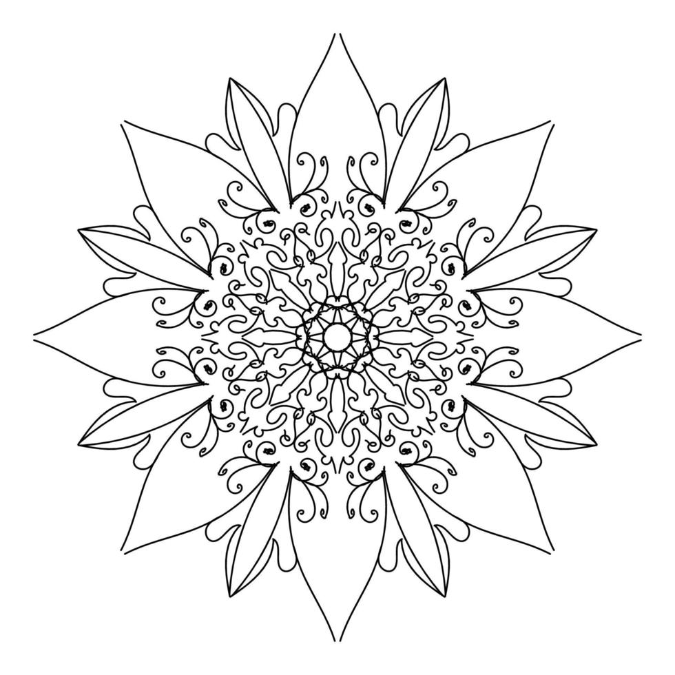 circulaire patroon mandala kunst decoratie-elementen vector