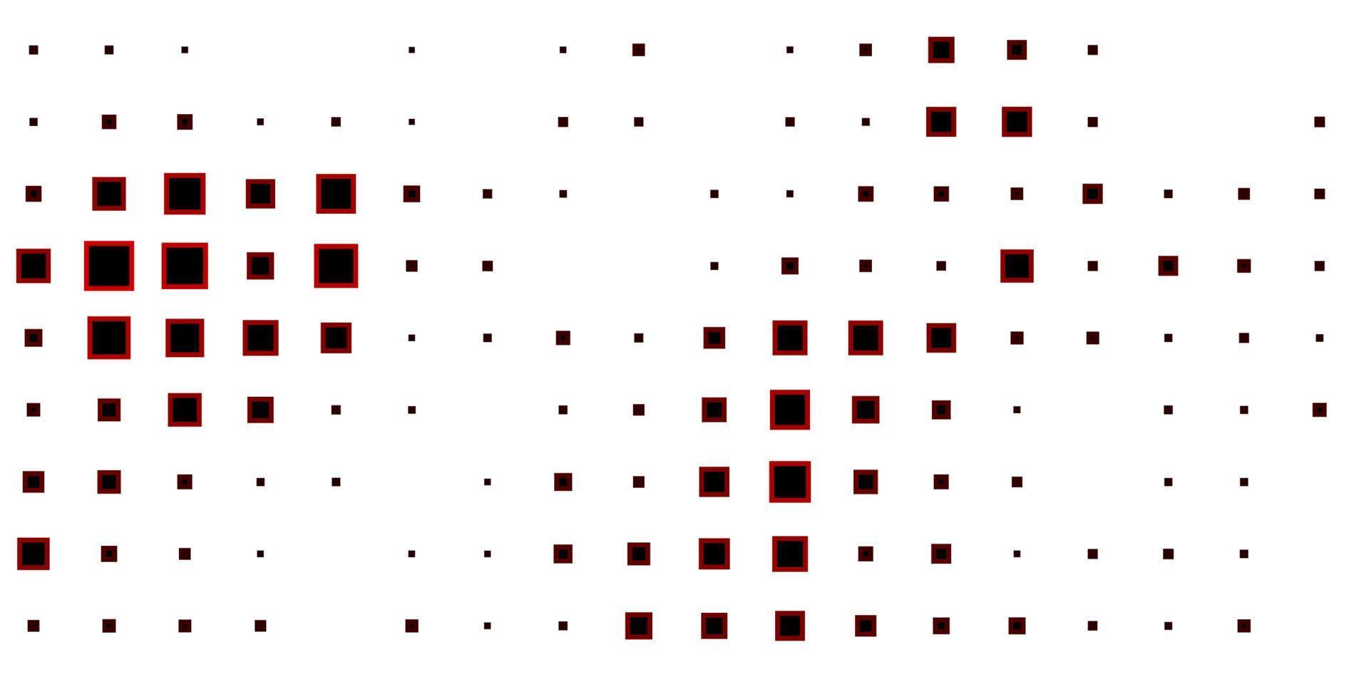 donkerrode vectorachtergrond met rechthoeken. vector