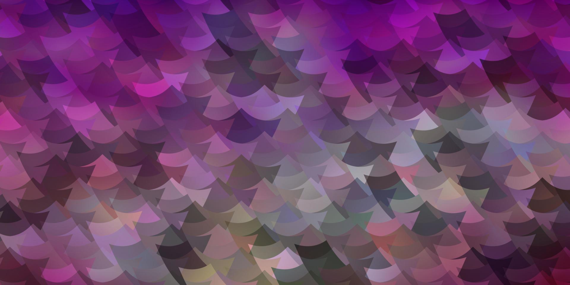 donkerpaars, roze vectorlay-out met lijnen, rechthoeken. vector