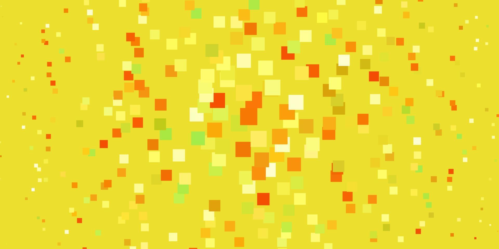lichtrode, gele vectortextuur in rechthoekige stijl. vector