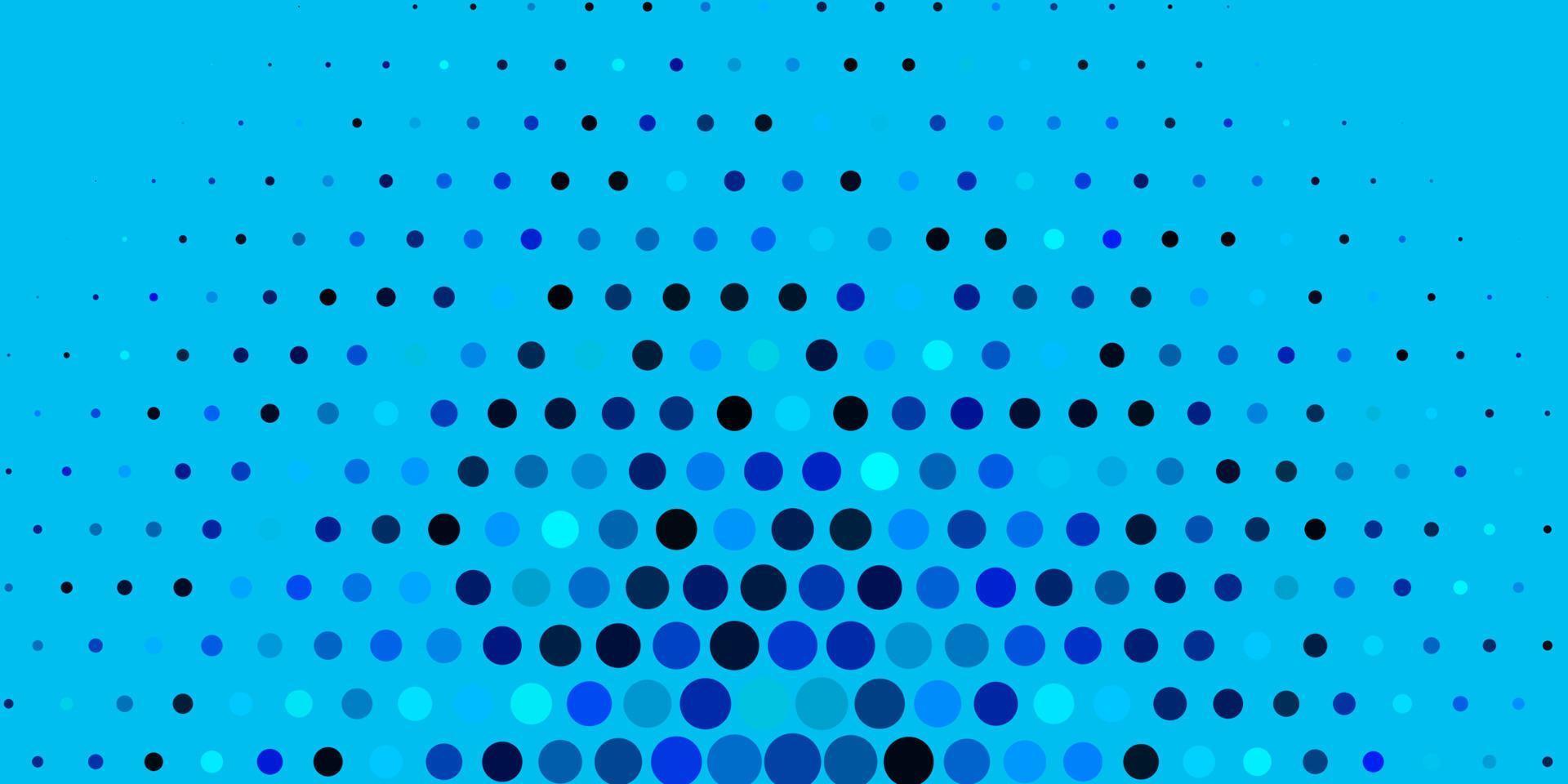 donkerblauwe vectorlay-out met cirkelvormen. vector