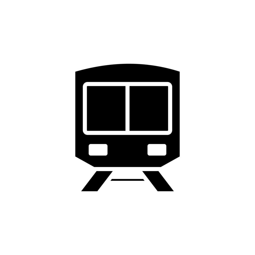 trein, locomotief, vervoer solide vector illustratie logo pictogrammalplaatje. geschikt voor vele doeleinden.