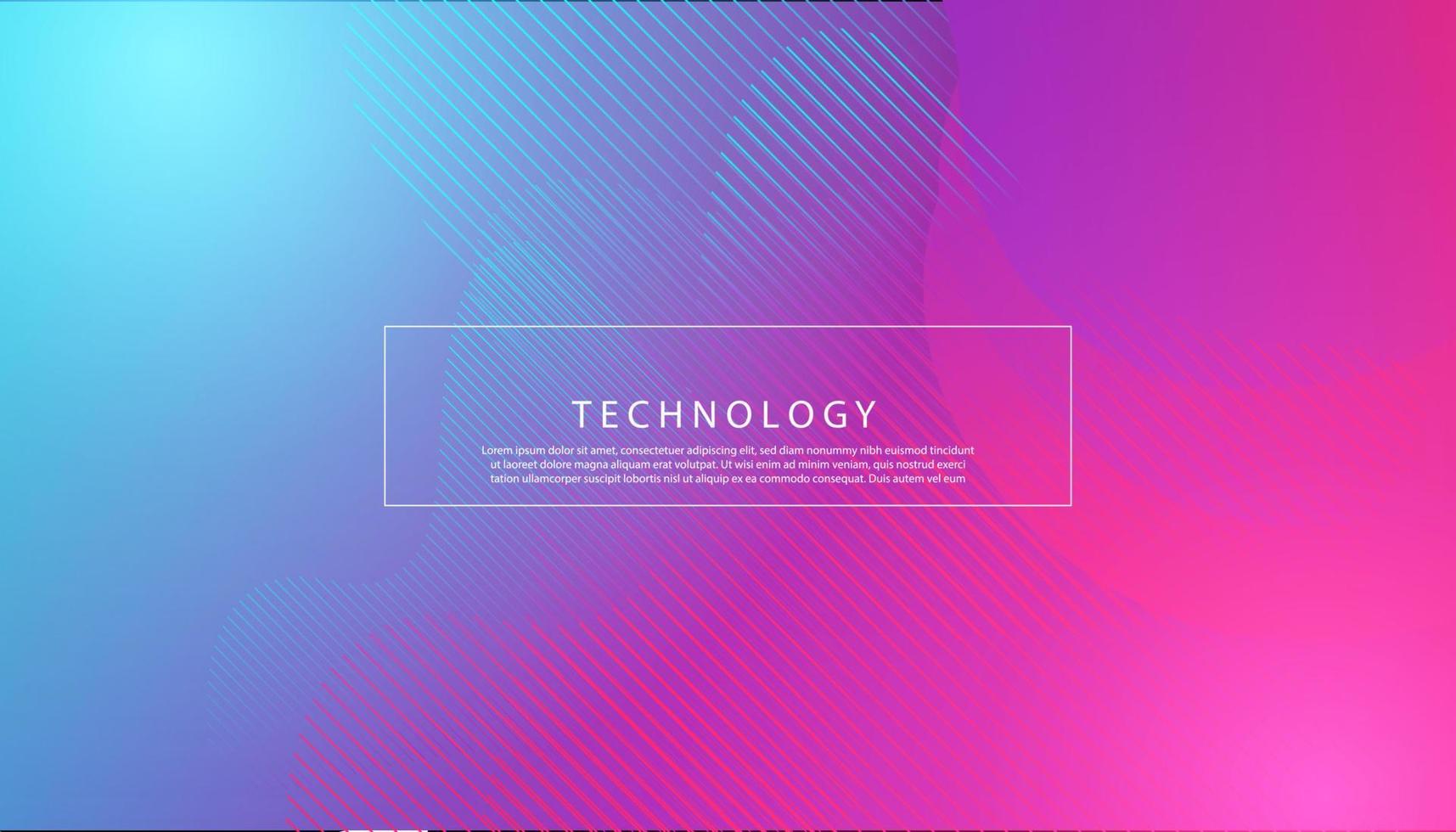 abstracte achtergrond concept mooie kleurrijke verbinding digitale geometrische lijnen op ontwerp, vectorillustratie vector