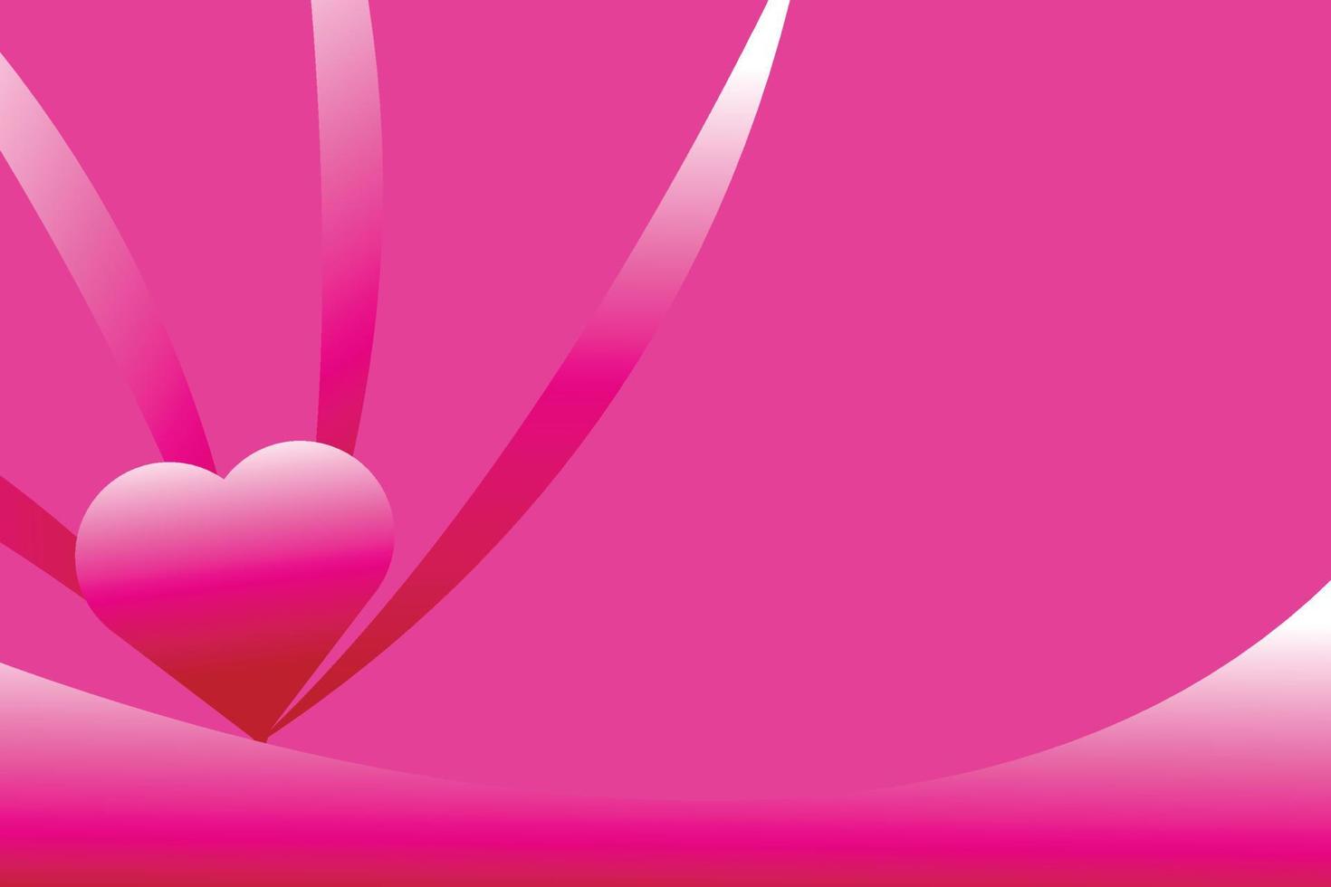 elegante roze achtergrond met een hartvorm vector