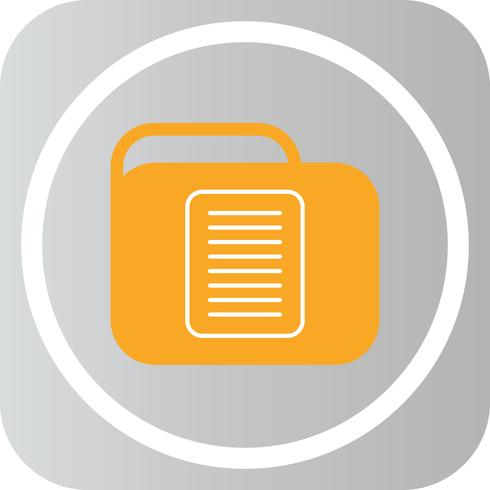 Vector Document Folder Icon