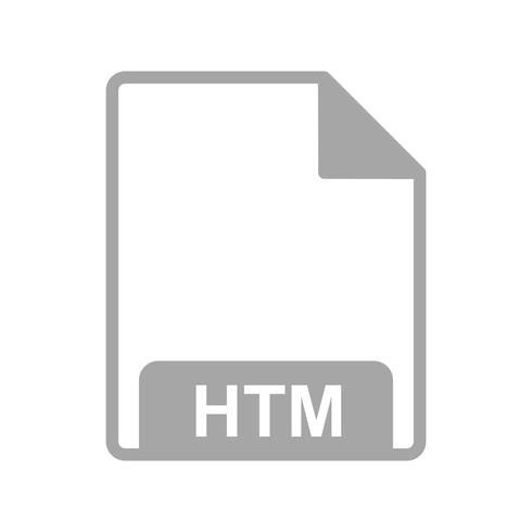 Vector HTM-pictogram