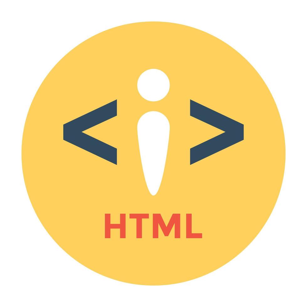 trendy html-concepten vector