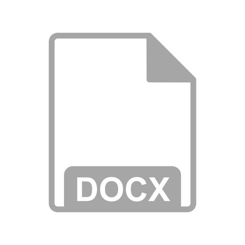 Vector DOCX-pictogram