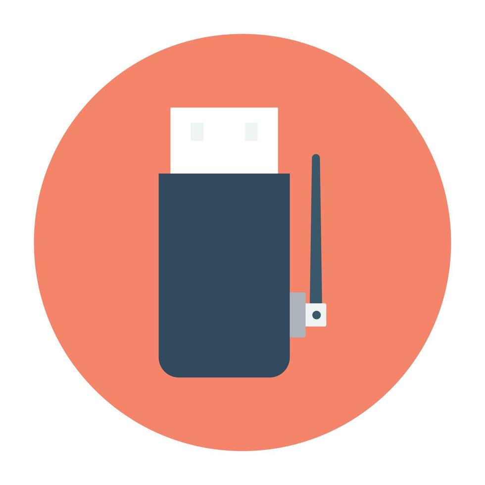 concepten voor usb-adapters vector