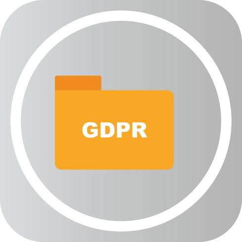 Vector GDPR-mappictogram