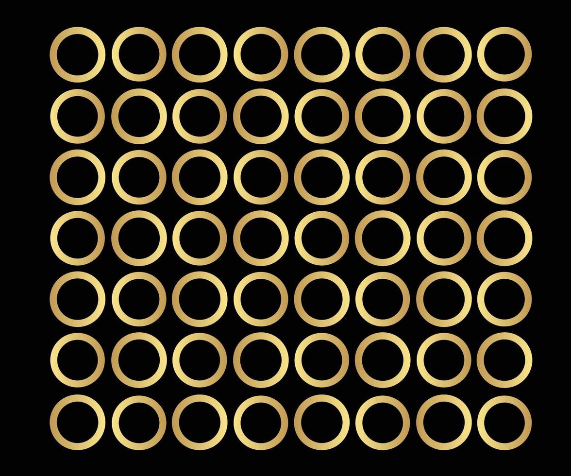 gouden cirkelpatroon, kleurrijke vakantieachtergrond - polka dots vector abstracte background