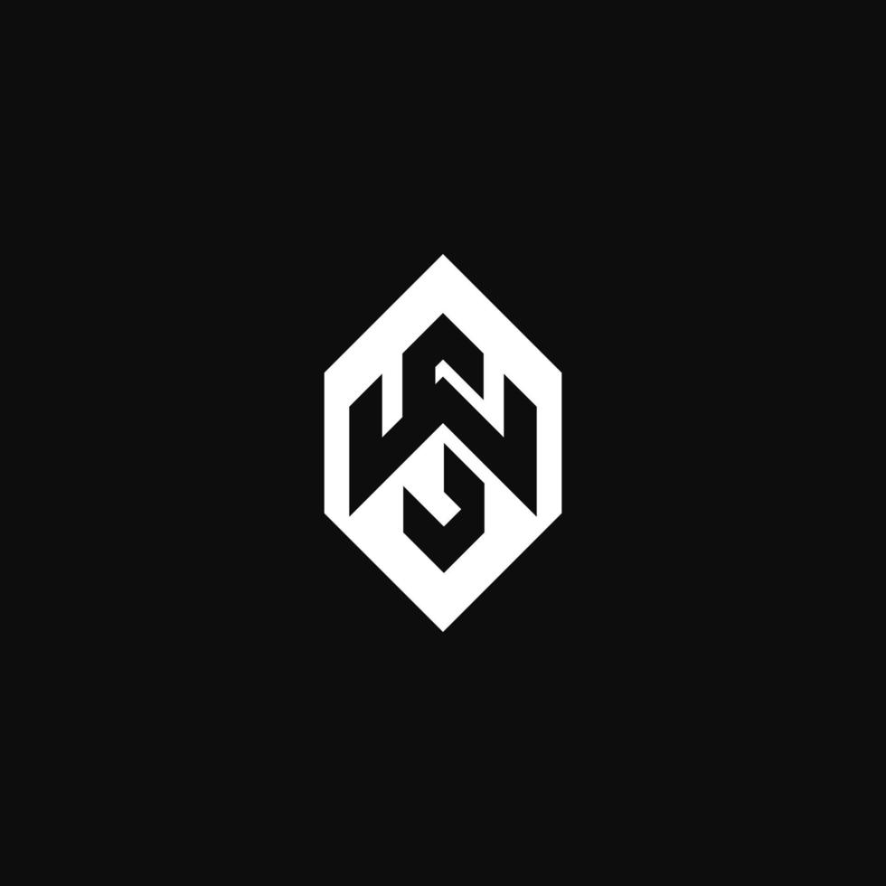 ws monogram logo ontwerp vector