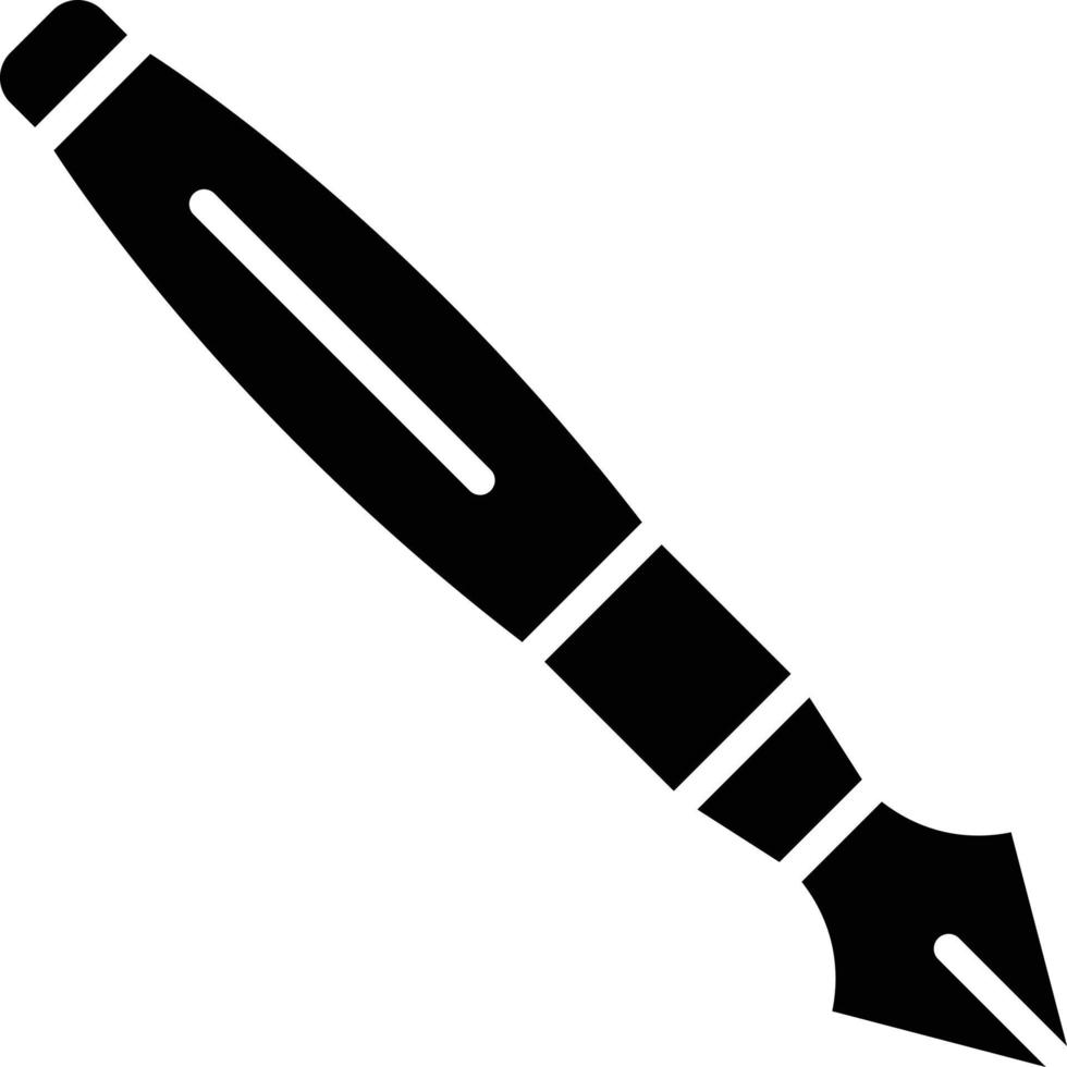 pen pictogramstijl vector