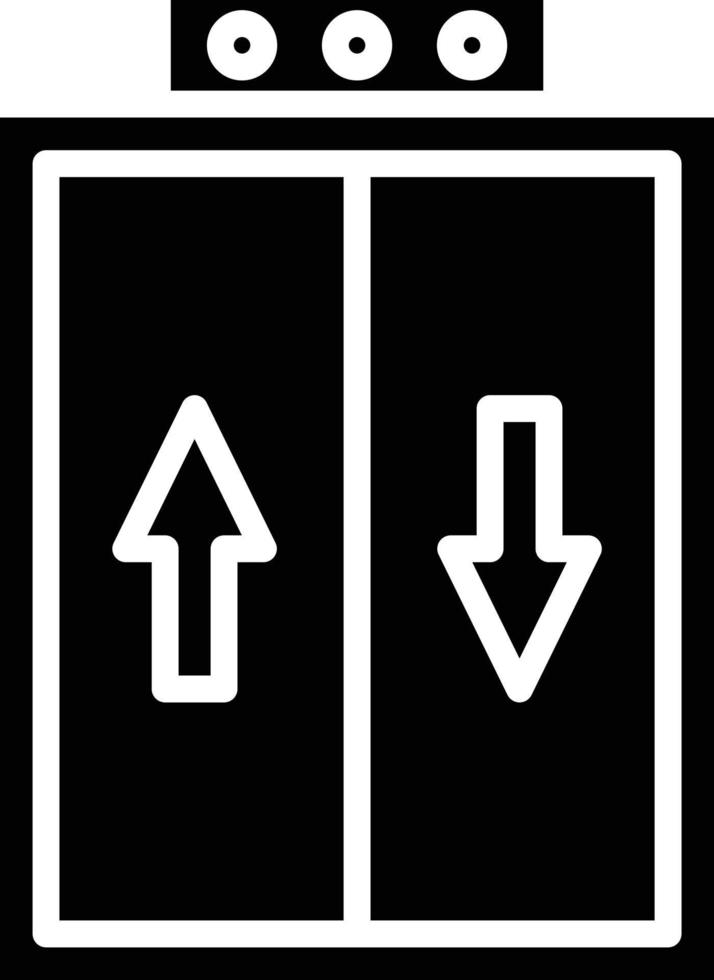 lift pictogramstijl vector