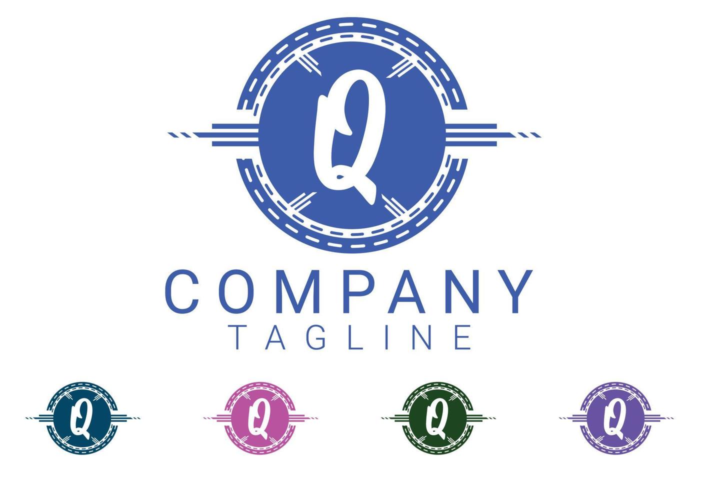 q letter nieuw logo en pictogramontwerp vector