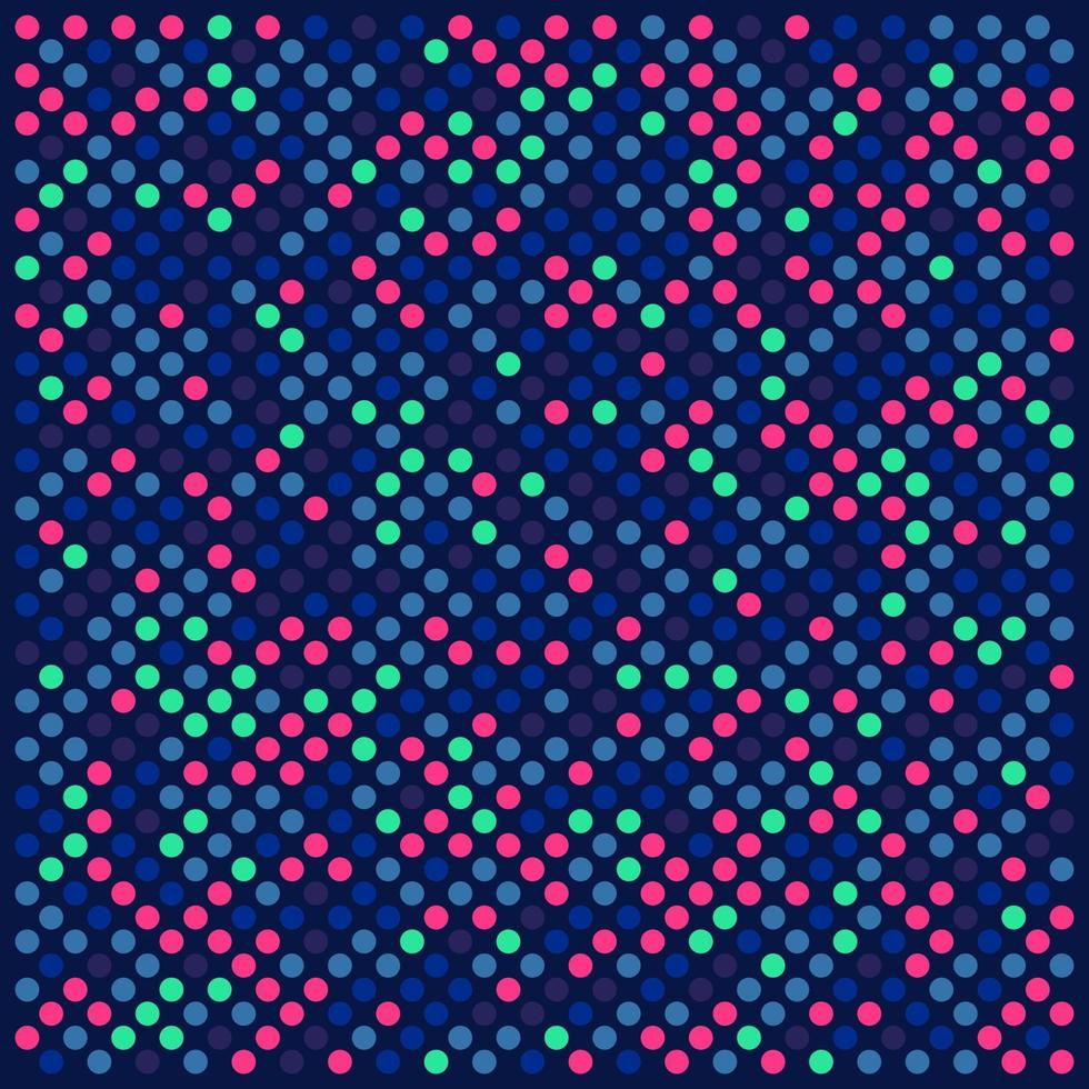 vector abstracte achtergrond van gekleurde stippen, cirkels. patroon van eenvoudige geometrische vormen, behang