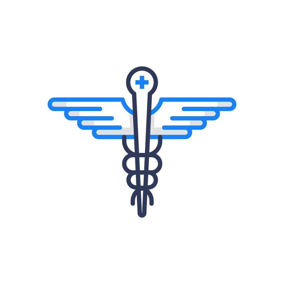 caduceus medisch symbool vector