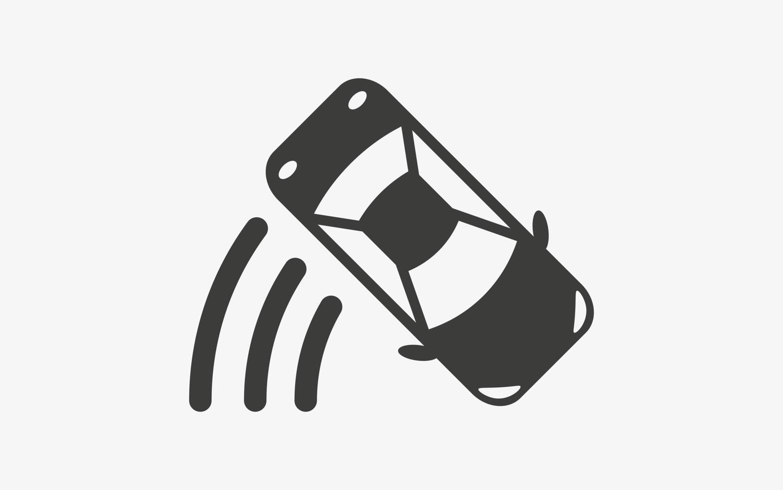 drijvende vector pictogram geïsoleerd op een witte achtergrond. drift auto teken