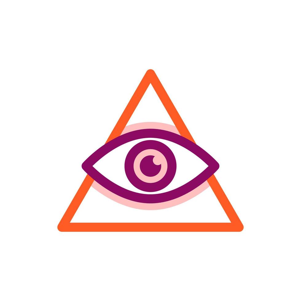 Illuminati-pictogramillustratie vector