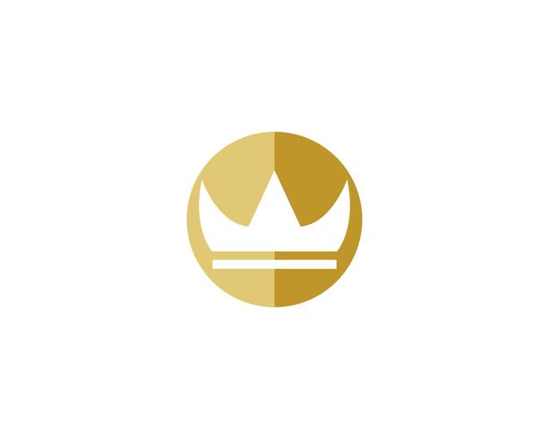 Kroon Logo sjabloon vectorillustratie vector