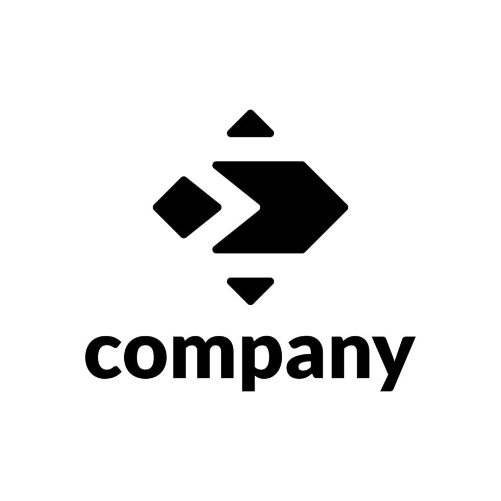 sigma vierkant logo-ontwerp vector