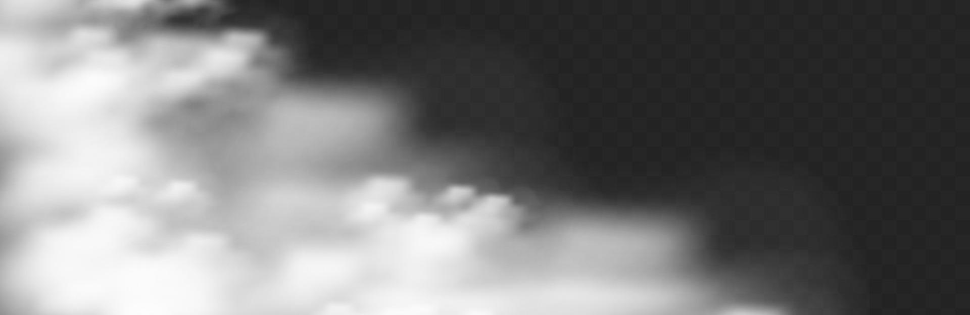 mist of magisch poeder leggen. realistisch wolkeneffect voor omgevingsillustratie vector