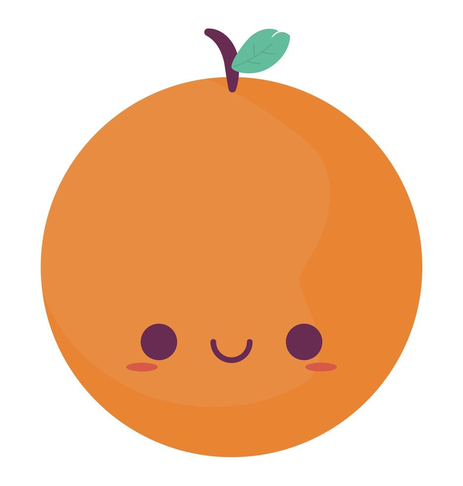 schattig oranje ontwerp vector