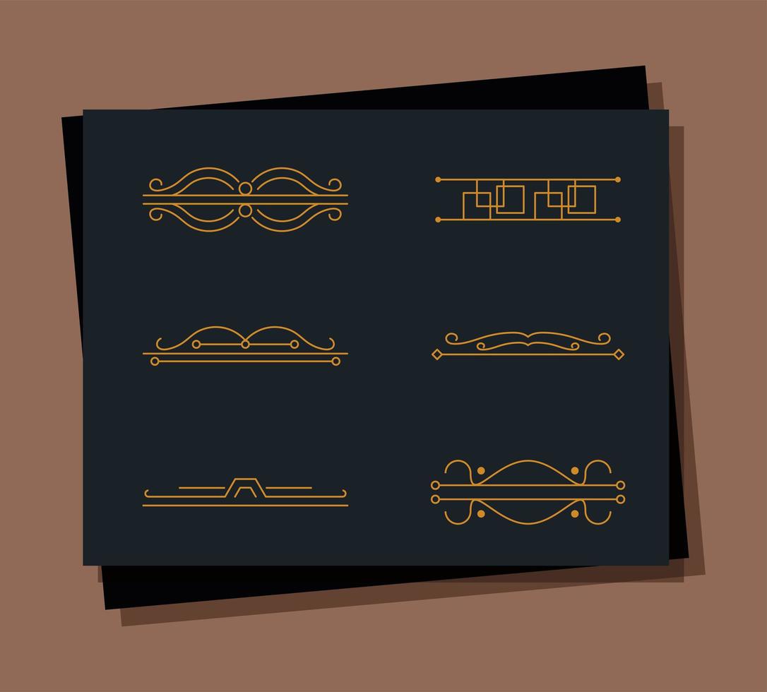 zes art deco vector