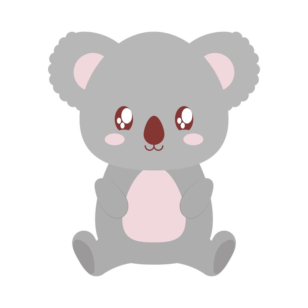 leuke baby koala vector