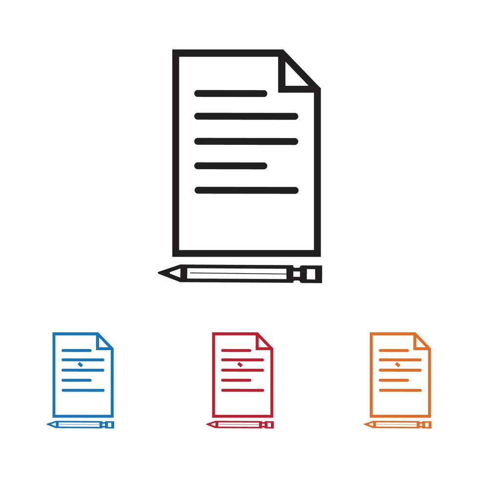 document vector pictogram