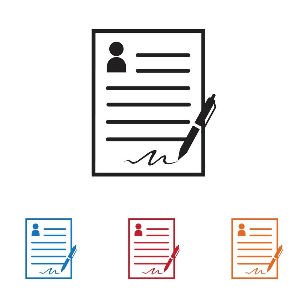 document vector pictogram