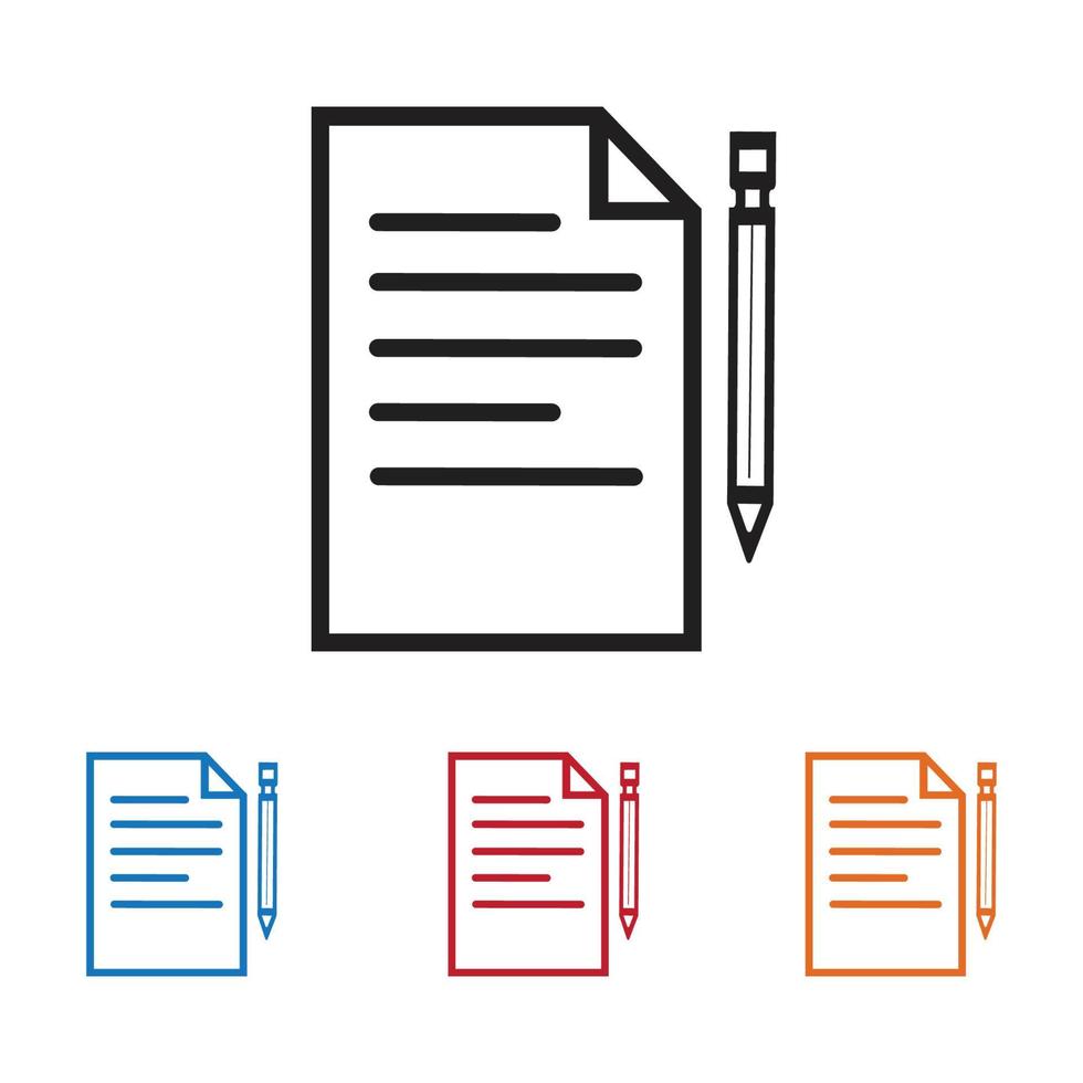 document vector pictogram