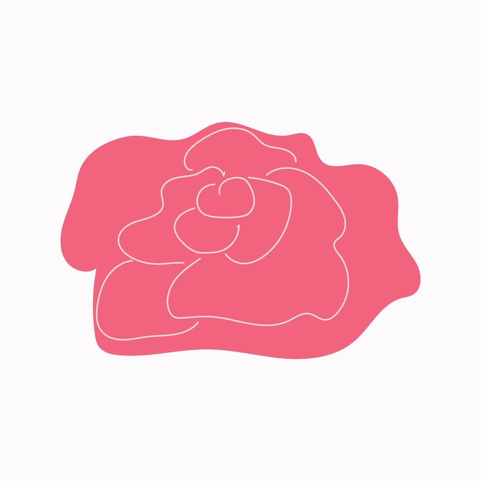 bloem roos, knop geïsoleerd op een witte achtergrond. rozen 3d veelkleurige kameleon kleur. verzameling van vector decoratieve ontwerpelementen