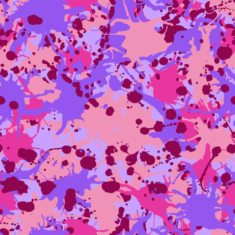 roze, bordeaux, lila, paars camouflage naadloos patroon vector