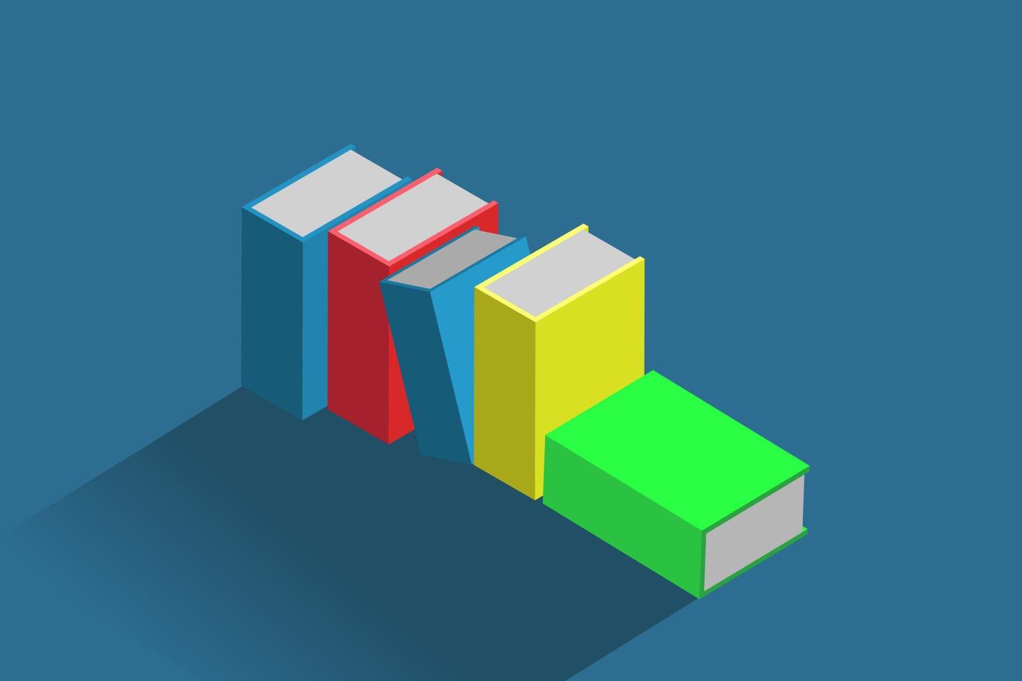 boek 3d ontwerp illustratie vector