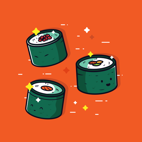 sushi vector