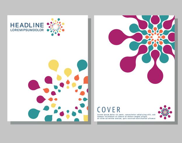 Cover brochures sjabloon vector