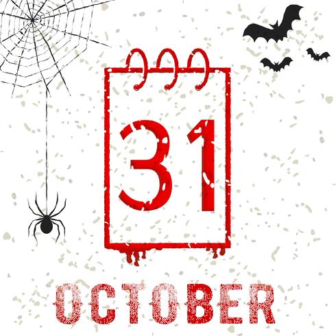 Halloween 31 oktober vector