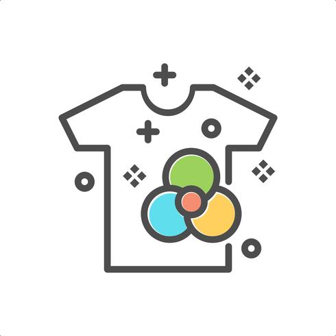 schone kleding pictogram vectorsymbool vector