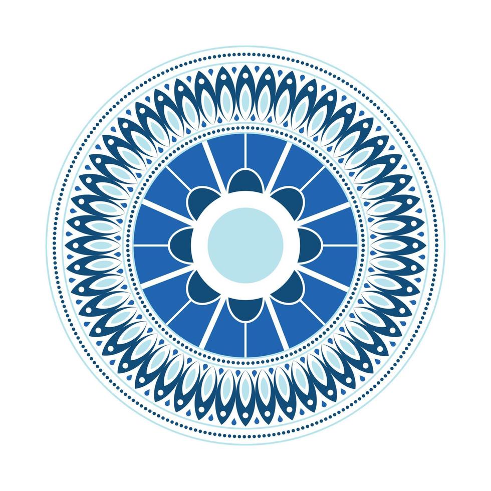 decoratieve platen met mandala ornament patterns.vector afbeelding vector