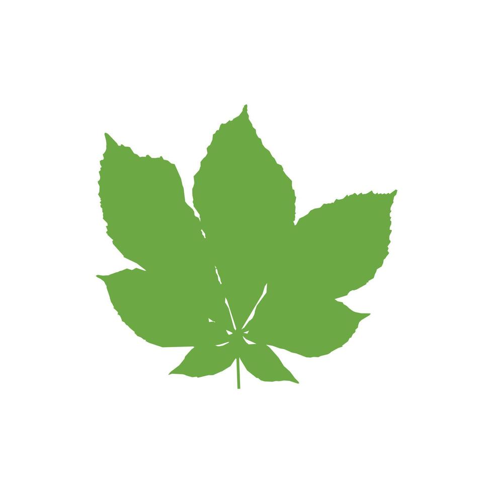 groen blad pictogram vector