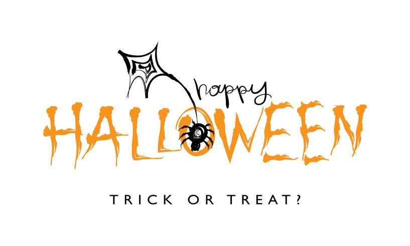 Happy Halloween-ontwerp vector