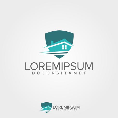 Onroerend goed Logo ontwerpsjabloon vector