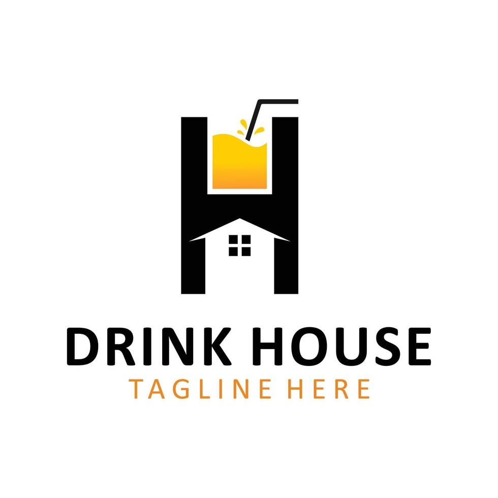 drank huis logo vector