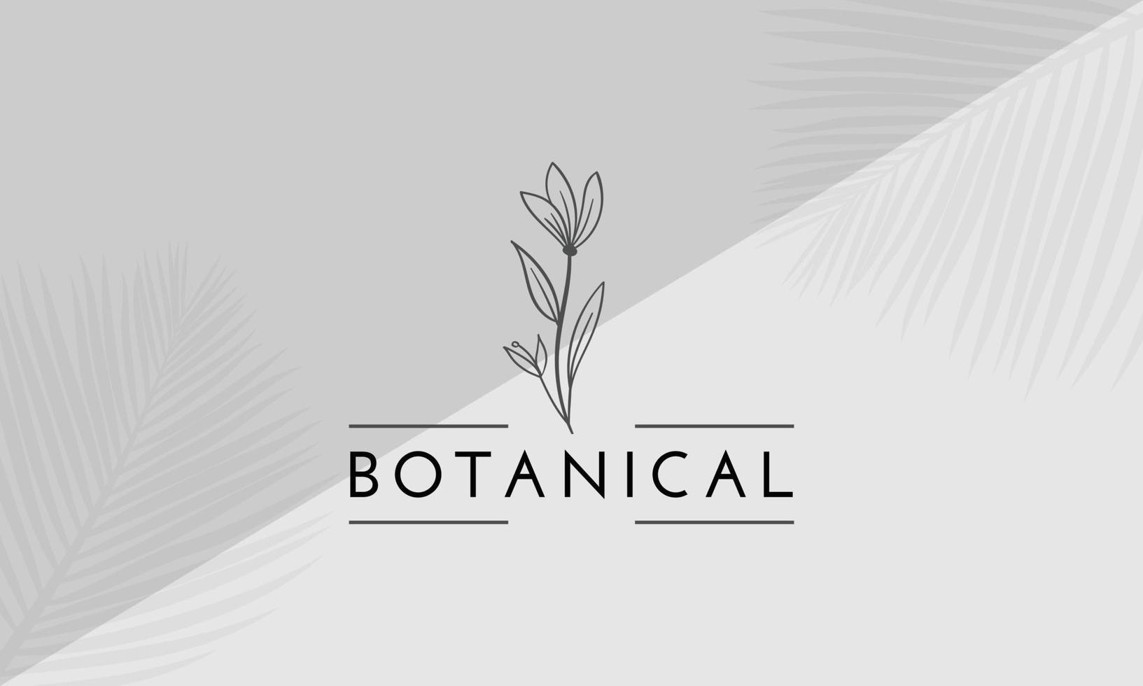 botanische bloemen element hand getekende logo met wilde bloemen en bladeren. logo voor spa en schoonheidssalon, boetiek, biologische winkel, bruiloft, floral designer, interieur, fotografie, cosmetica. vector