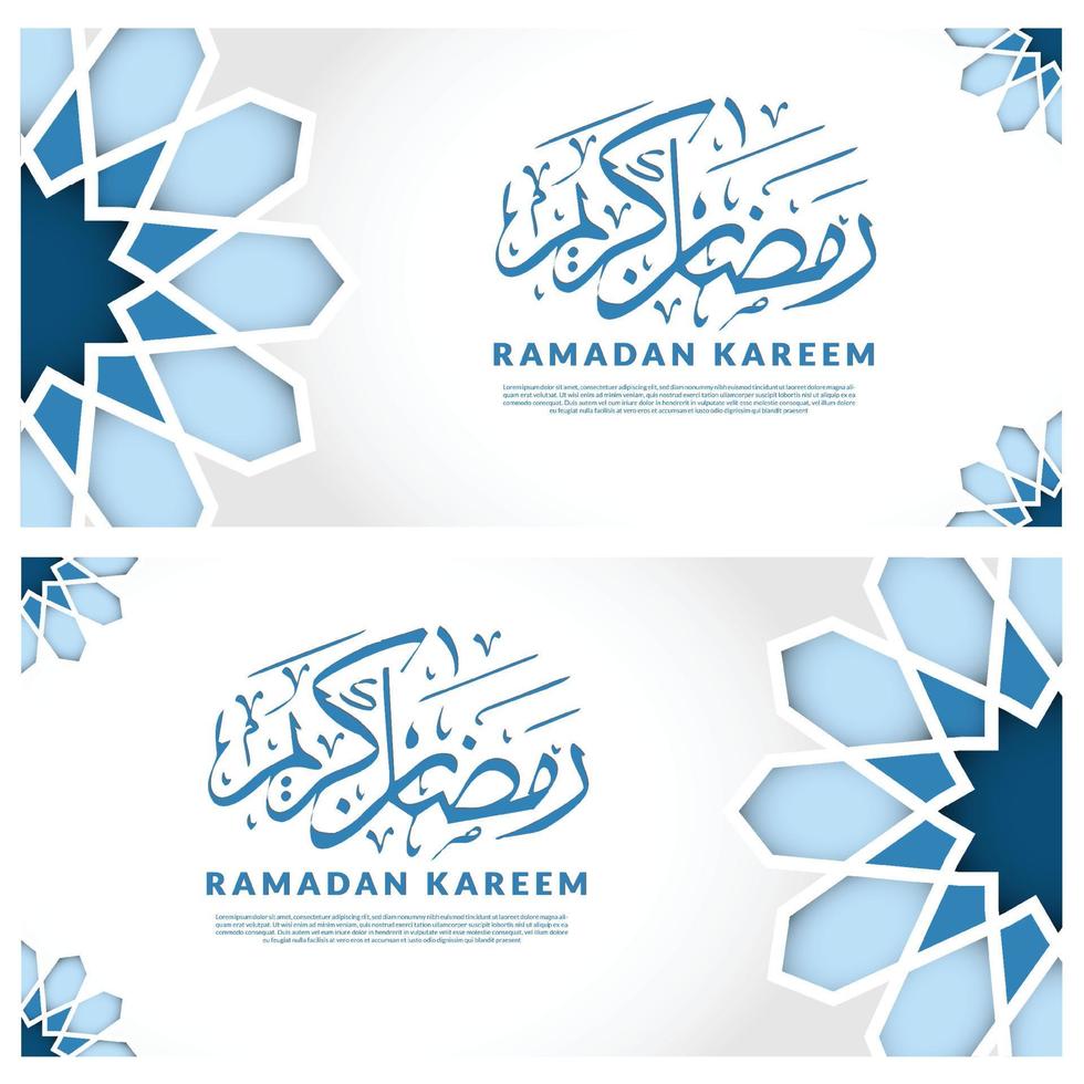 ramadan kareem achtergrond islamitisch met mandala en ornament. vector illustratie