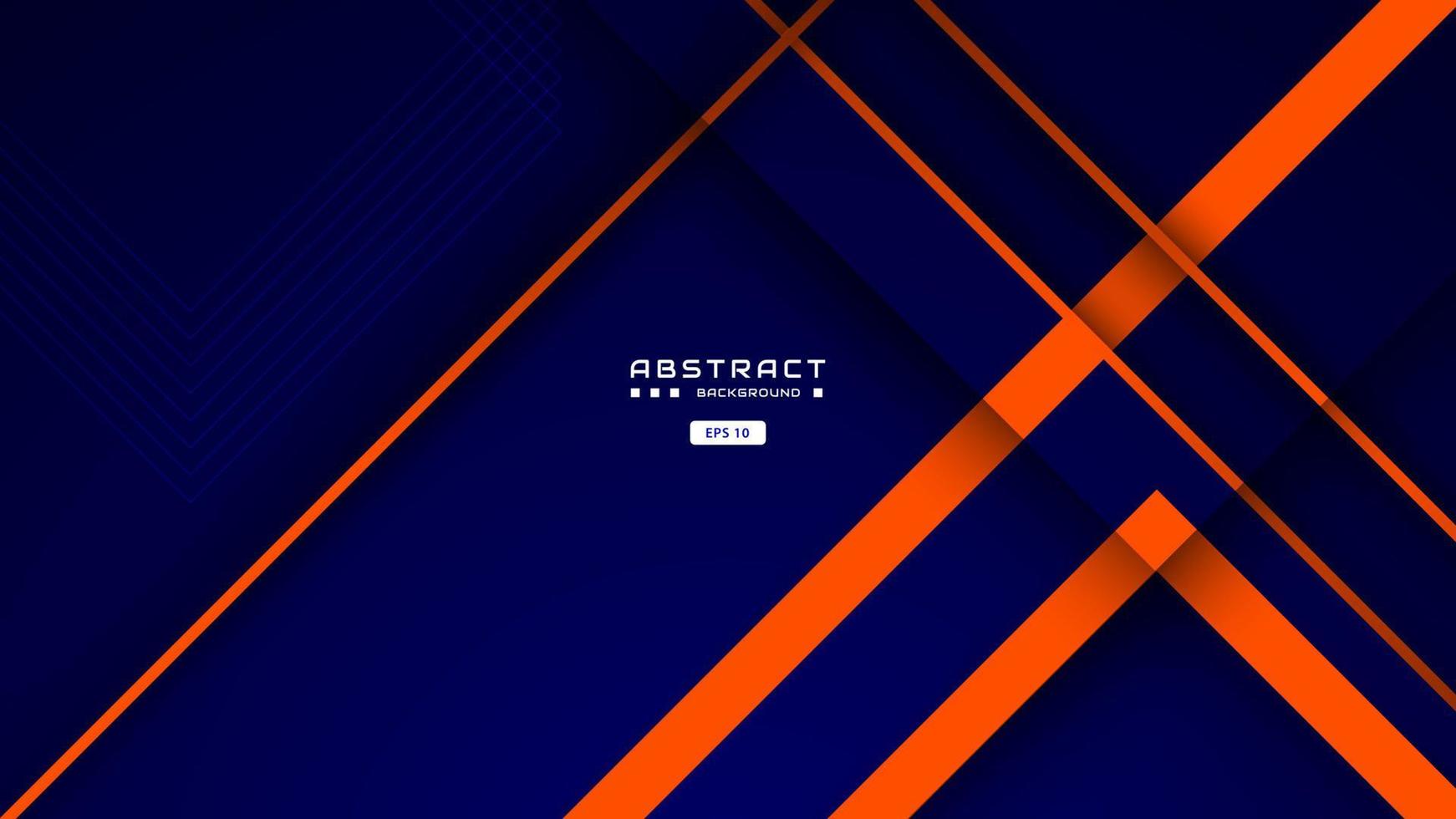 blauw oranje achtergrond met abstracte vierkante vorm en krassen effect, dynamisch voor business of sport banner concept. vector