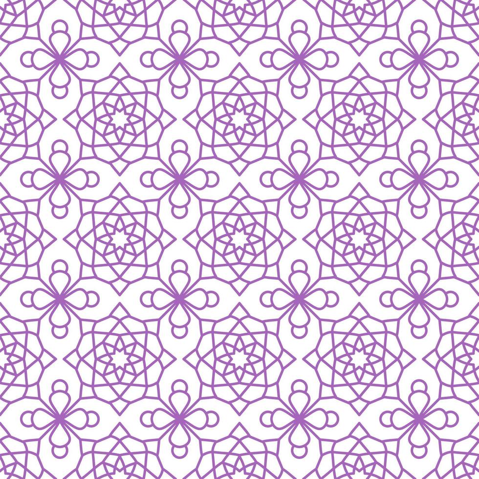 islamitisch abstract ornament naadloos patroonontwerp vector